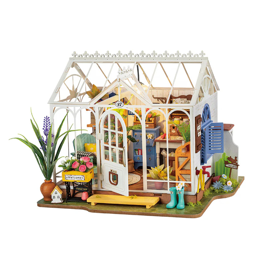 Rolife Dreamy Garden House With LED Dollhouse DIY Miniature House Model Kit