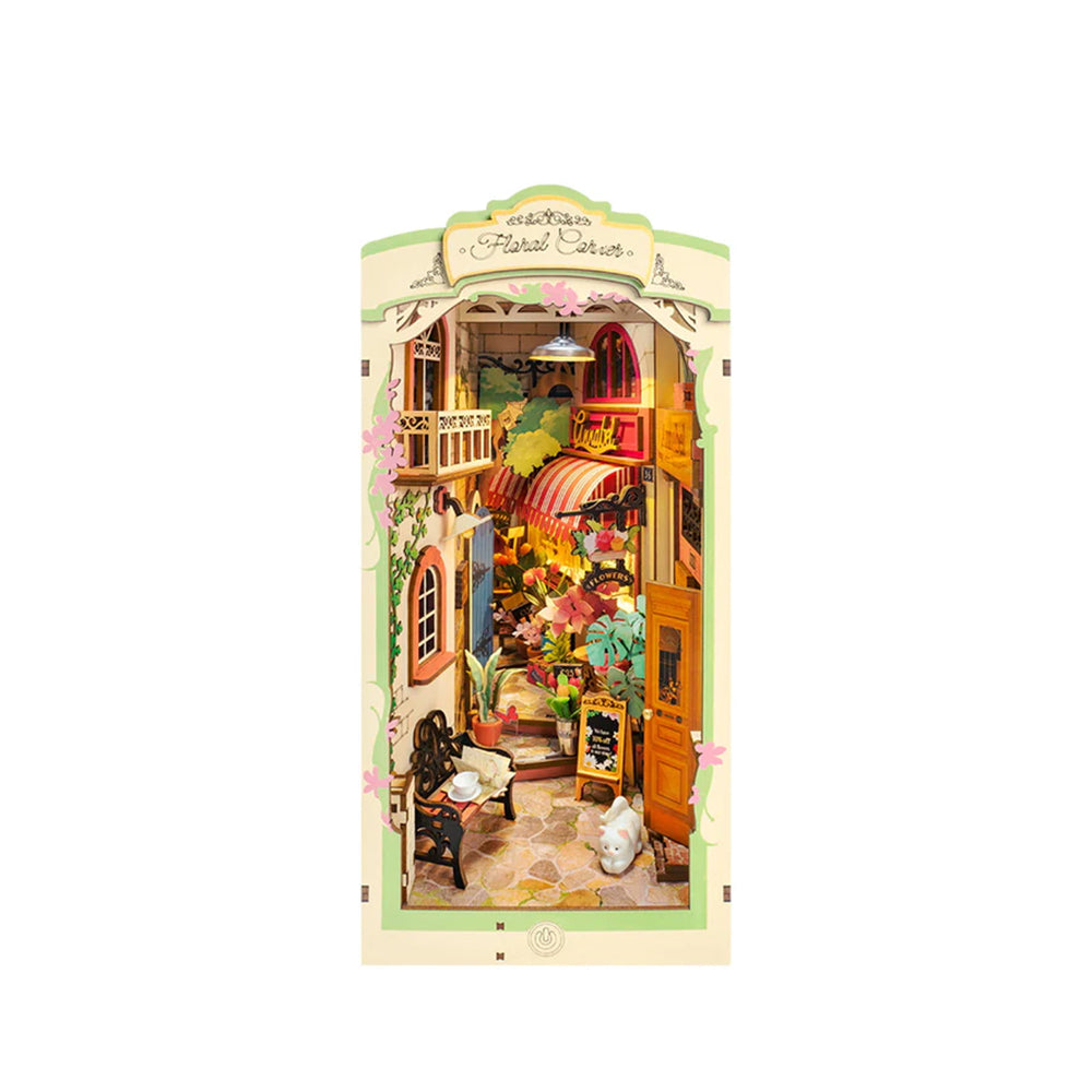 Rolife DIY Book Nook Kit Arcade Dating With LED Light 3D Wooden DIY Model