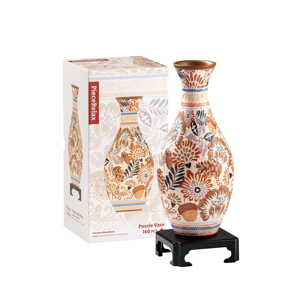 Pintoo Vase Touch Art Autumn Abundance 3D Curved Puzzle DIY Model Kit