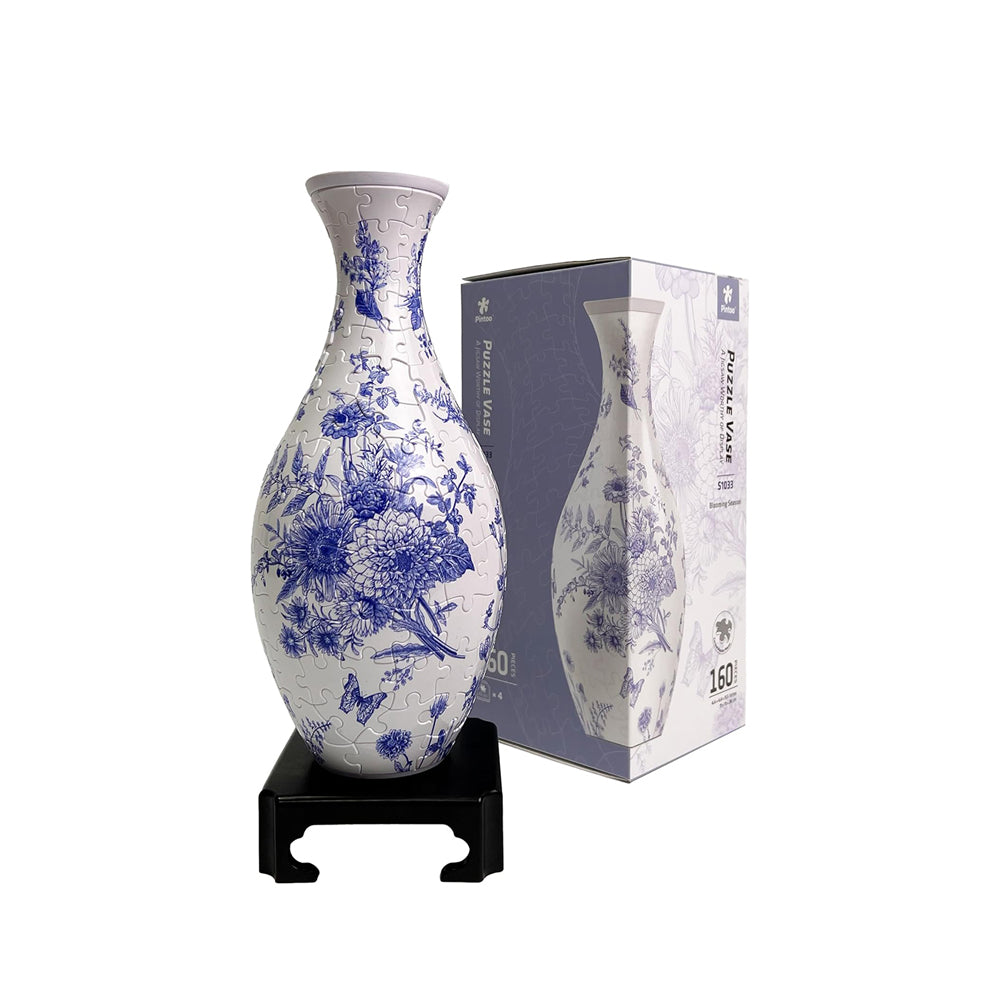 Pintoo Vase Blooming Season 3D Curved Puzzle DIY Model Kit