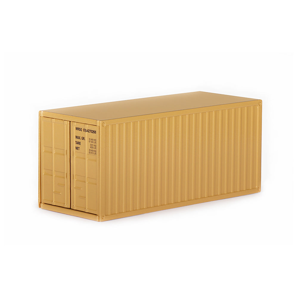 Conrad 1:50 Scale 20' Shipping Container With Opening Doors CAT Yellow Model