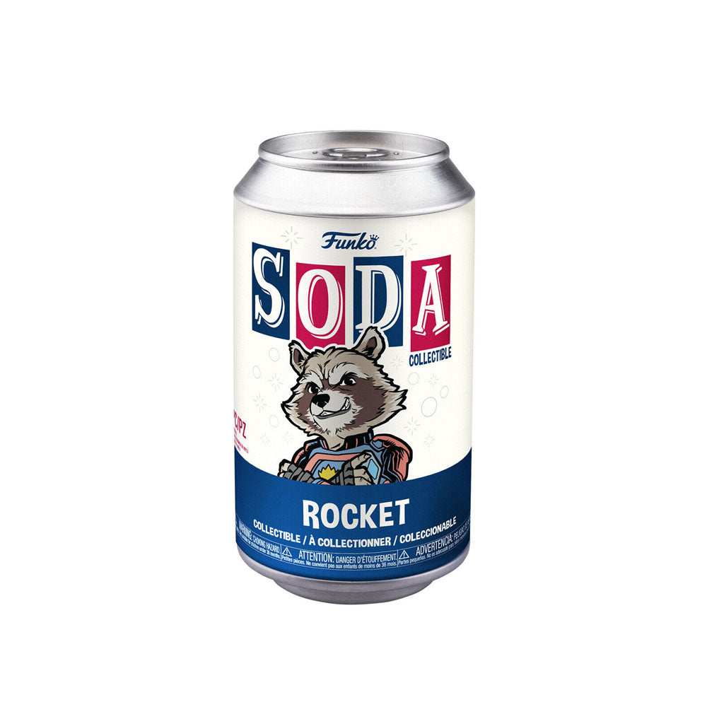 Funko Marvel Guardians Of The Galaxy Volume 3 Rocket Vinyl Soda Figure In Can