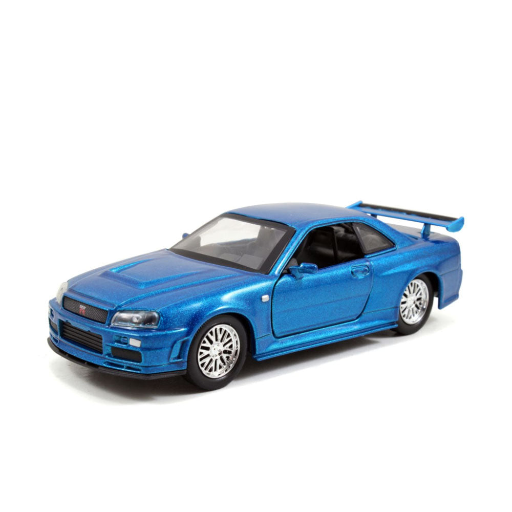 Jada 1:32 Scale Fast & Furious Brian's Nissan Skyline GT-R Twin Pack Car Diecast Model