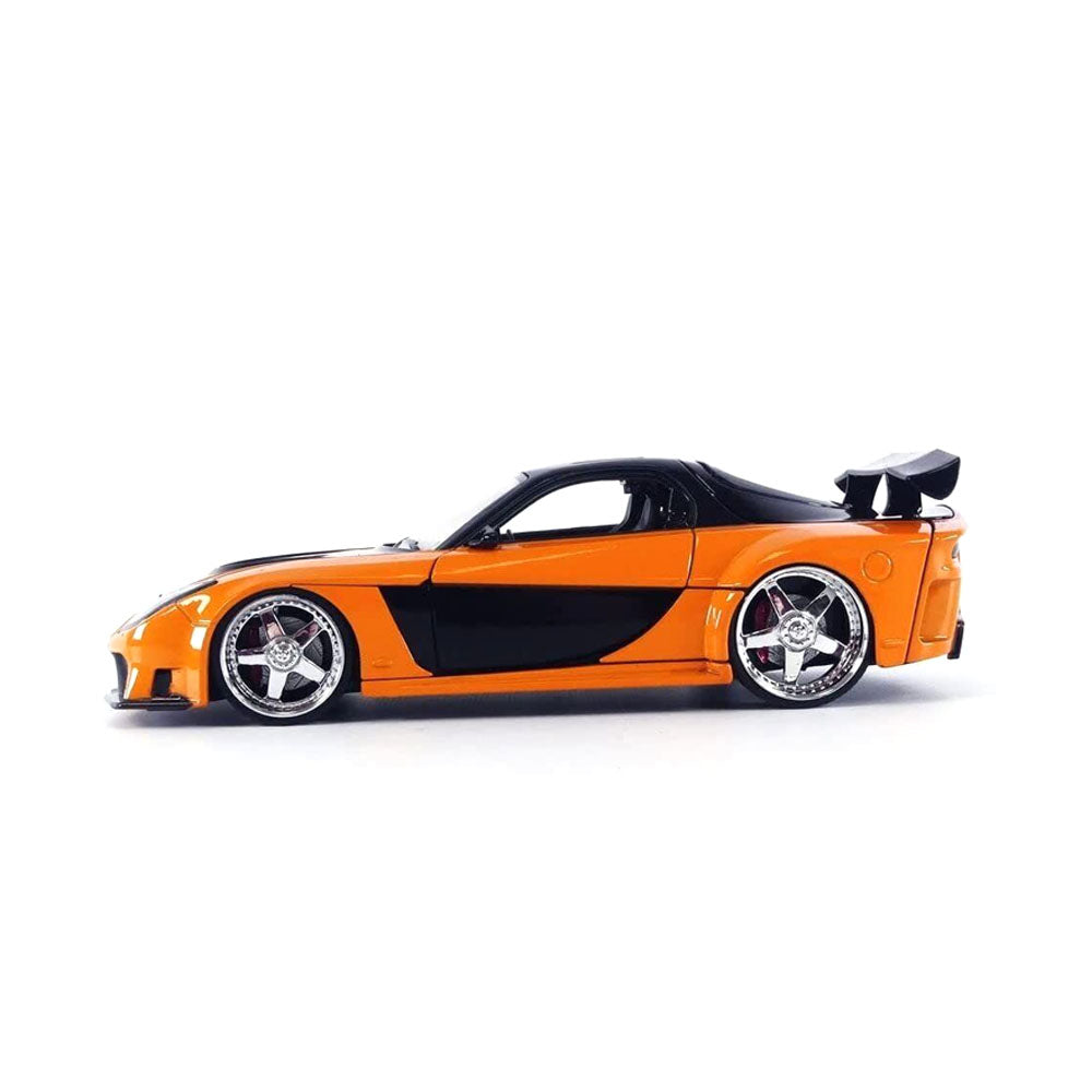 Jada 1:24 Scale Fast & Furious 1997 Mazda RX7 With Han Diecast Model Collectible