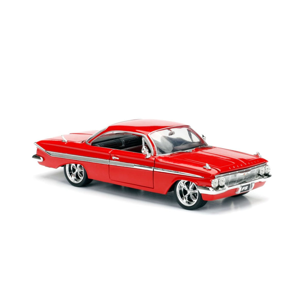 Jada 1:24 Scale Fast & Furious 8 Dom's Chevy Impala Red Diecast Model Car