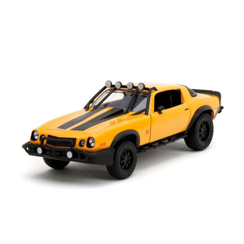 Jada 1:24 Scale Transformers 1977 Chevrolet Camaro Bumblebee Diecast Car Model
