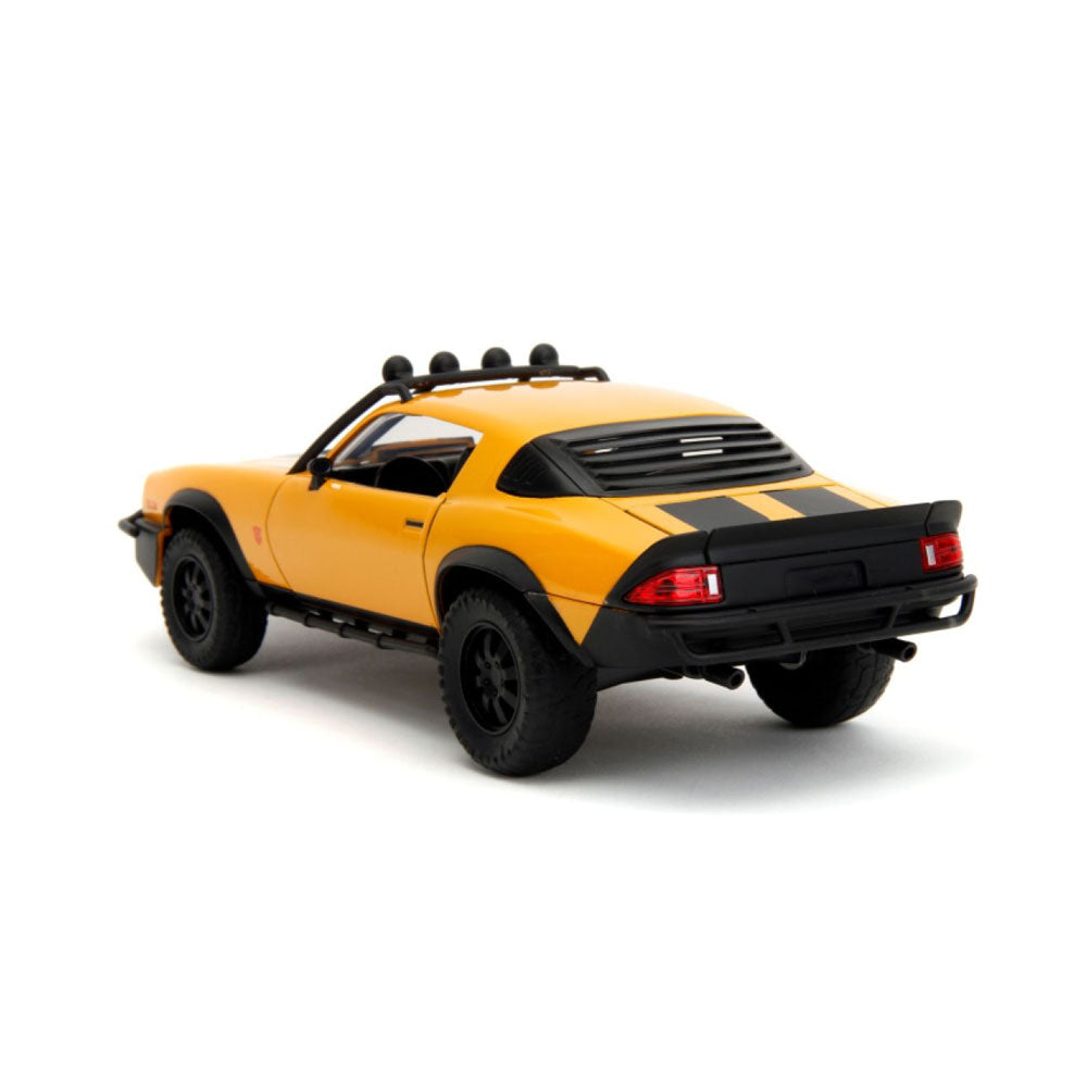 Jada 1:24 Scale Transformers 1977 Chevrolet Camaro Bumblebee Diecast Car Model
