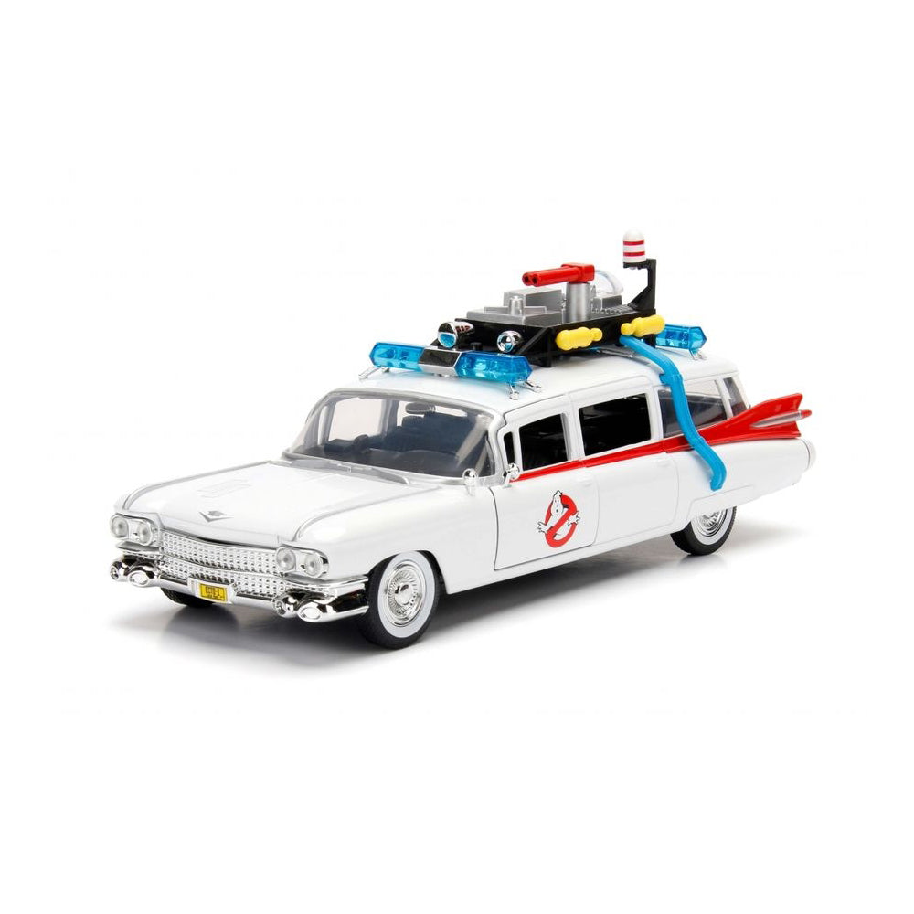 Jada 1:24 Scale Hollywood Rides Ghostbusters (1984) Ecto-1 Diecast Car Model