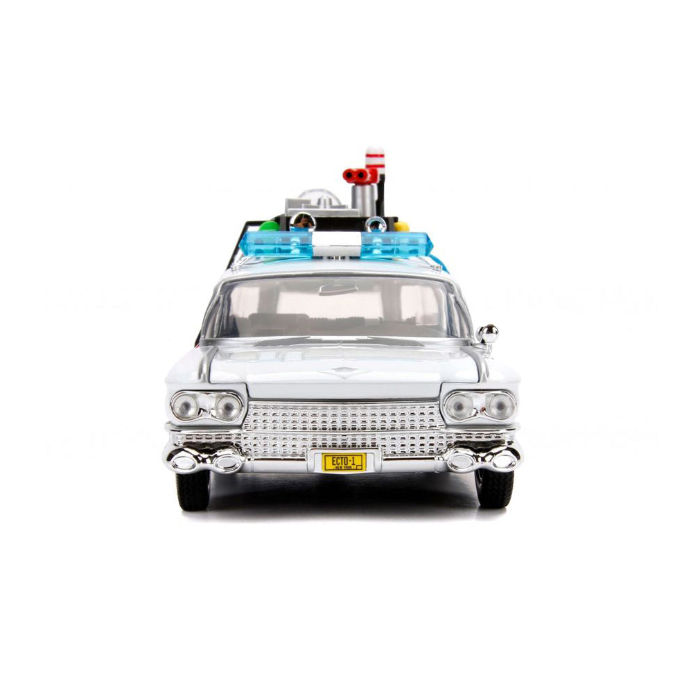 Jada 1:24 Scale Hollywood Rides Ghostbusters (1984) Ecto-1 Diecast Car Model