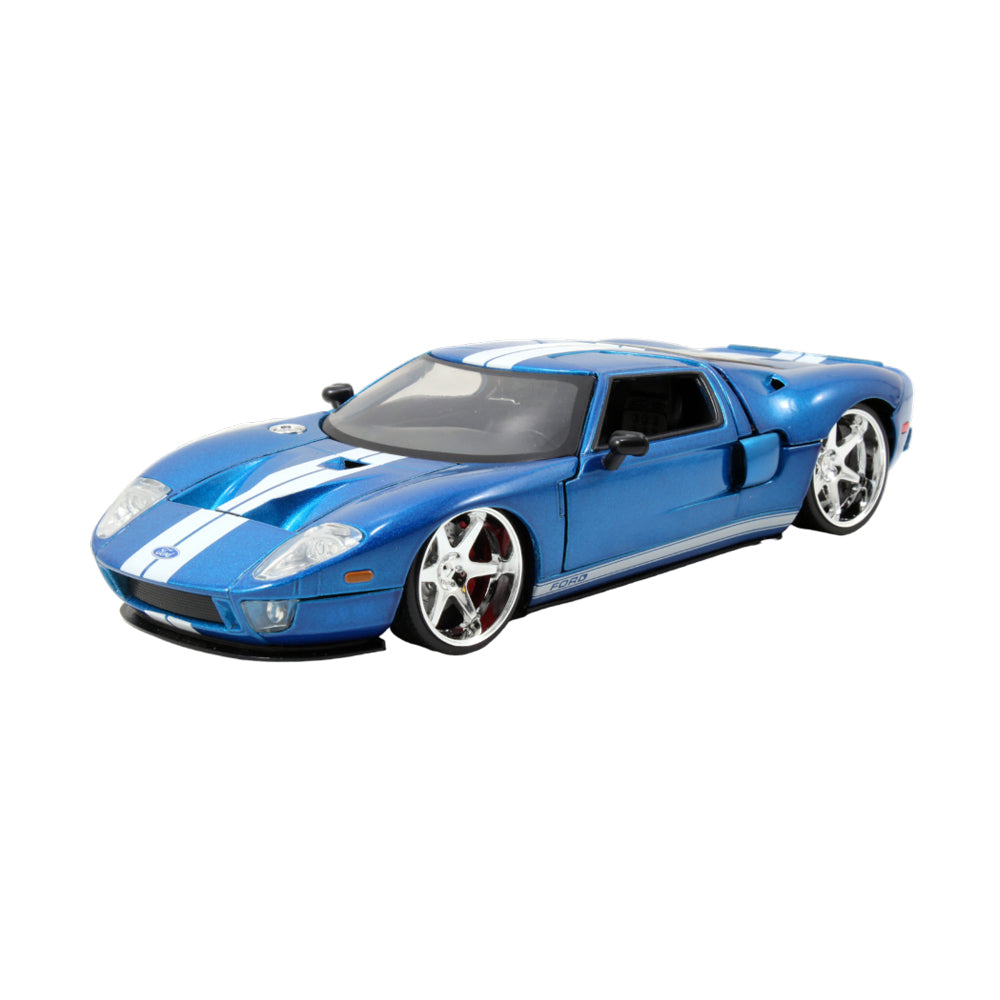 Jada 1:24 Scale Hollywood Ride Fast & Furious '05 Ford GT Diecast Car Model Toy Gift