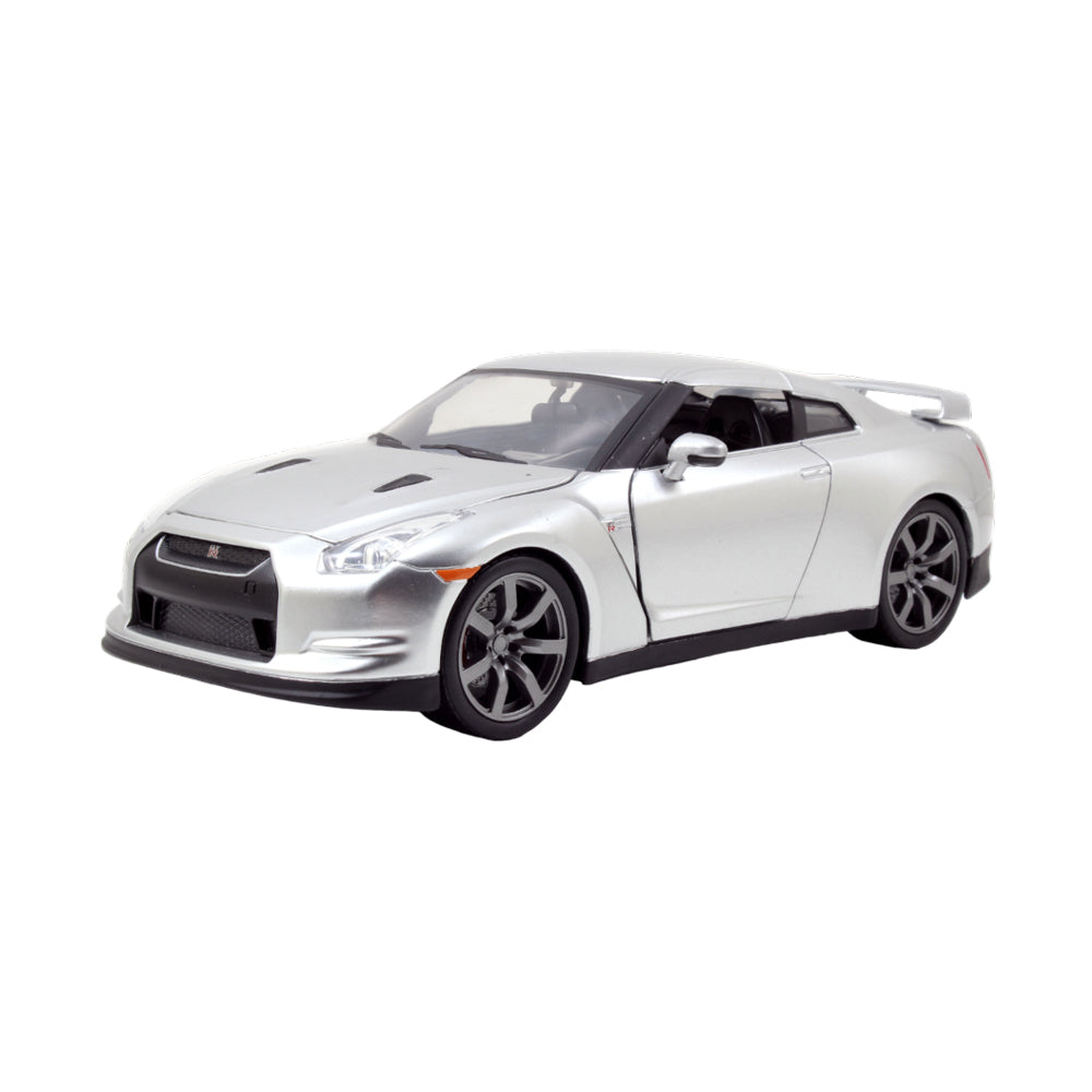 Jada 1:24 Scale Fast & Furious '09 Nissan R35 Silver Diecast Car Model Replica