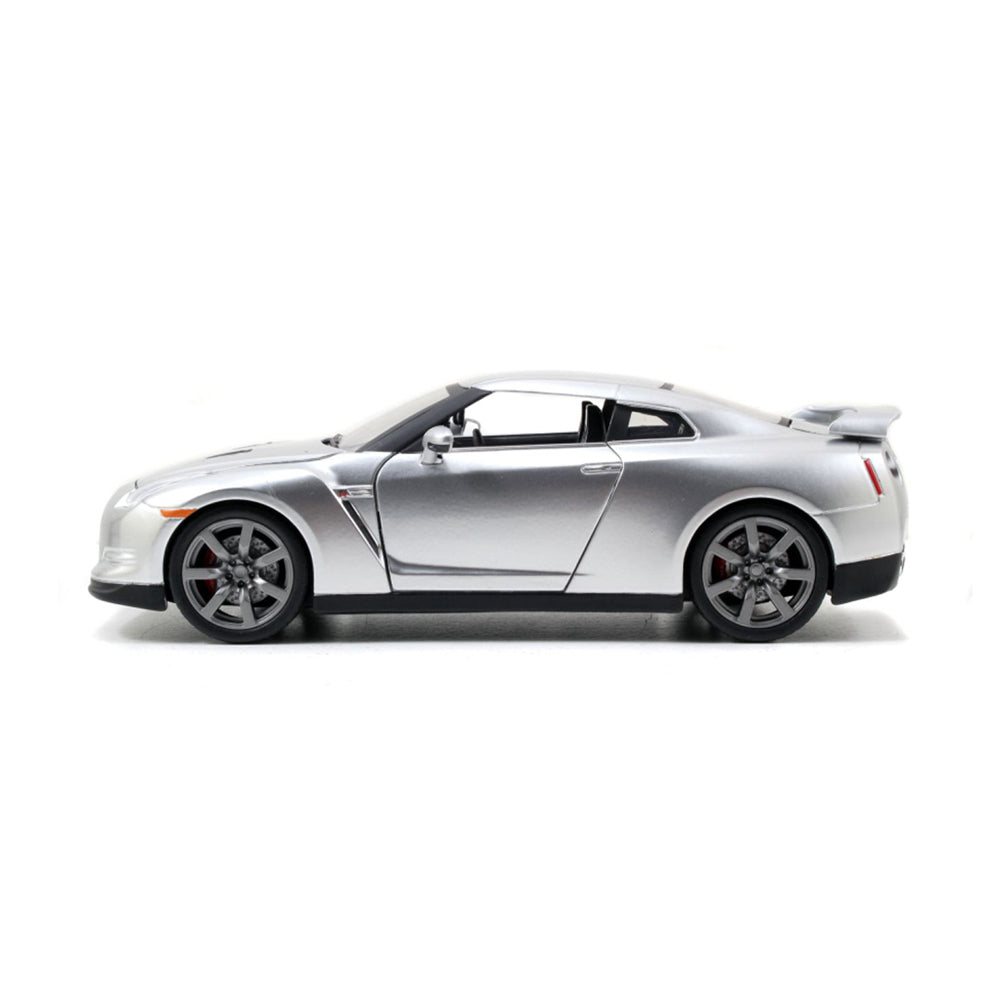 Jada 1:24 Scale Fast & Furious '09 Nissan R35 Silver Diecast Car Model Replica