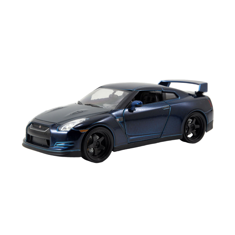 Jada 1:24 Scale Fast & Furious 2009 Brian's Nissan GT-R R35 Dark Blue Diecast Model