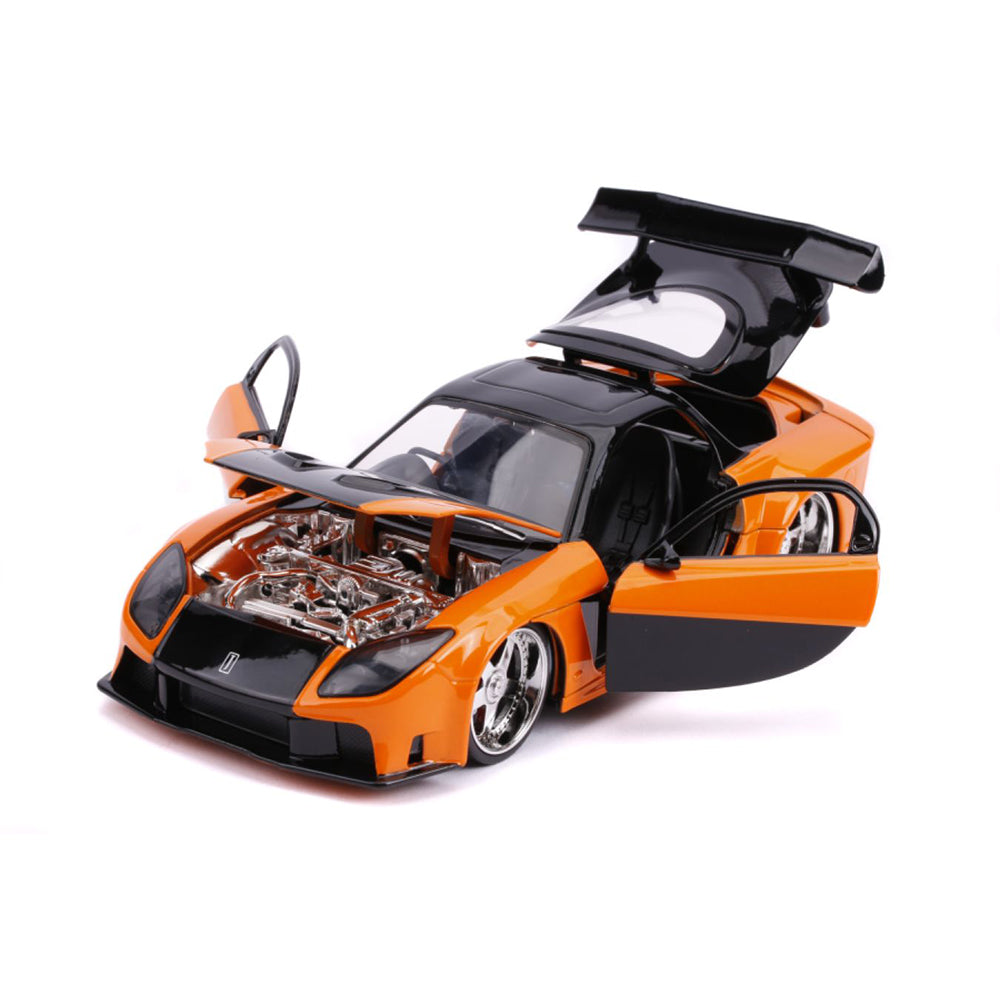 Jada 1:24 Scale Fast & Furious Han's Mazda RX-7 Diecast Model Car Collectible