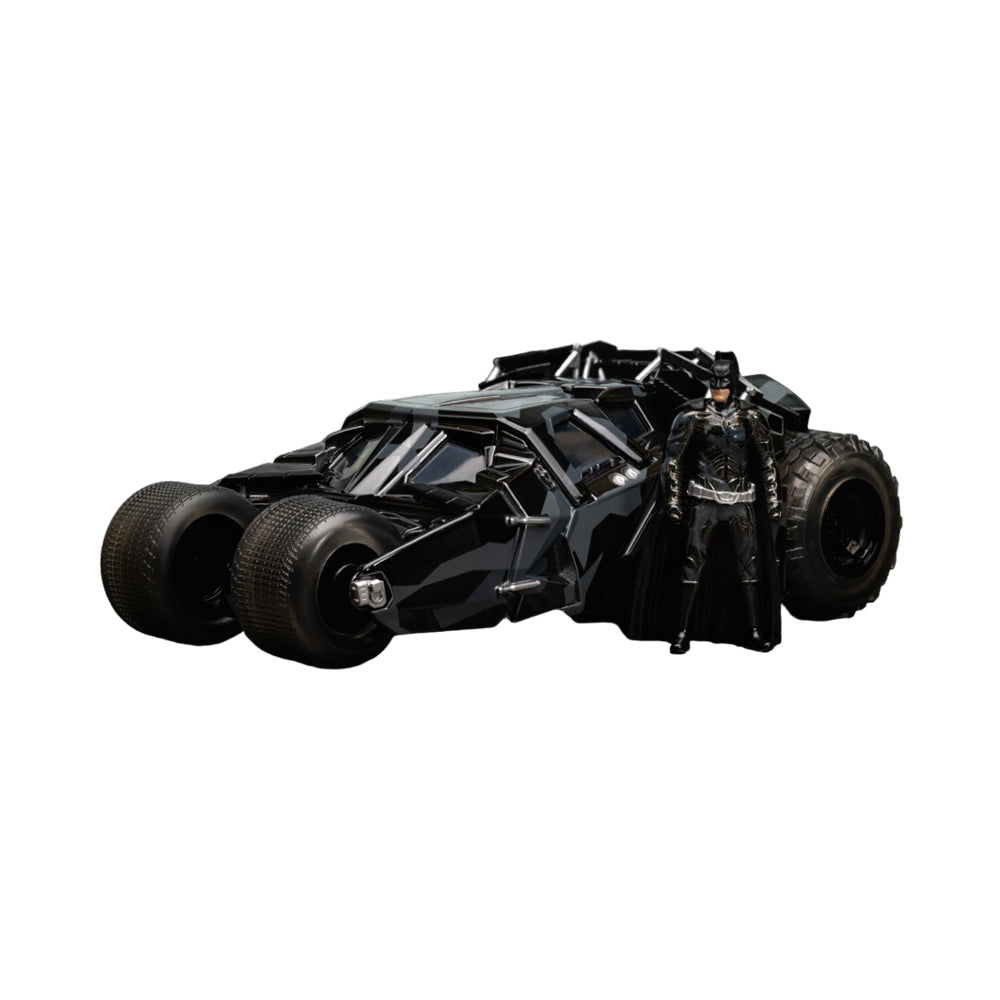 Jada 1:24 Scale Dark Knight Trilogy Tumbler Batmobile Vehicle With Batman SDCC 2023