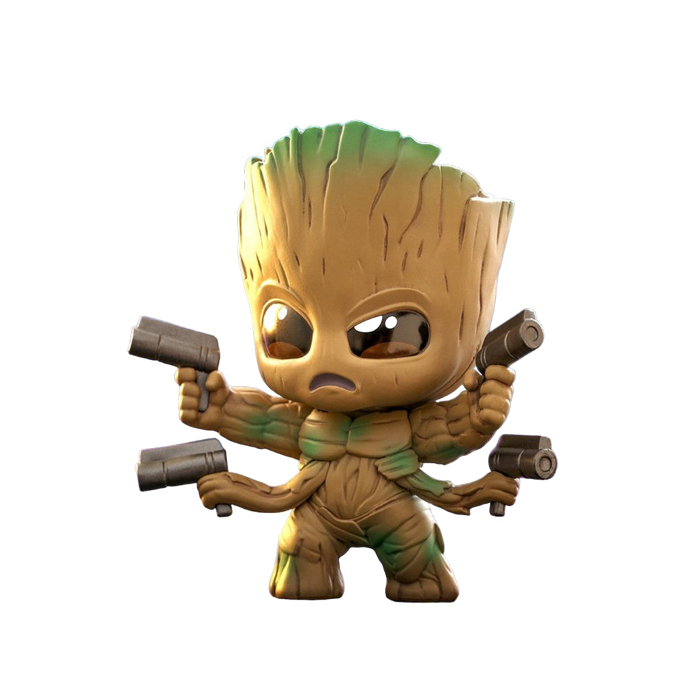 Hot Toys Guardians of the Galaxy Volume 3 Groot With Weapon Cosbaby Collectible