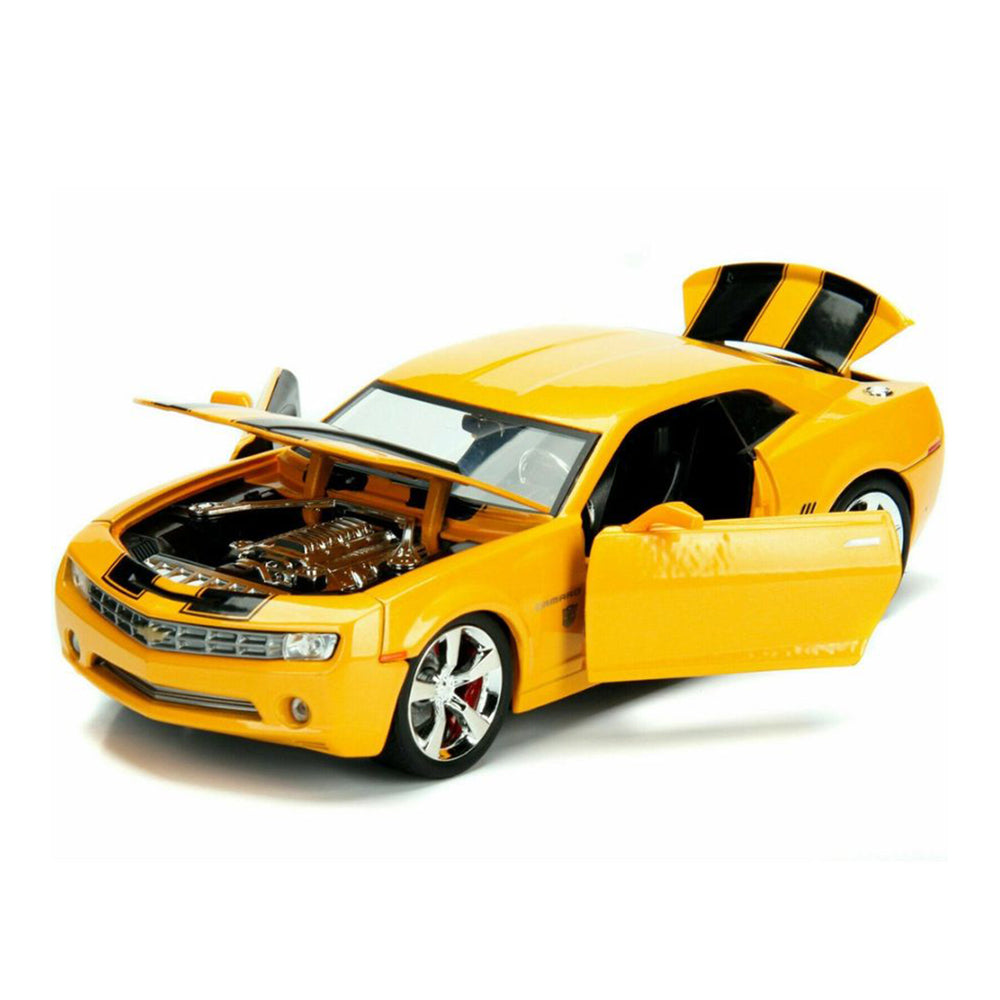 Jada 1:24 Scale Transformers 2007 Bumblebee 2006 Chevy Camaro Hollywood Ride Car Toy