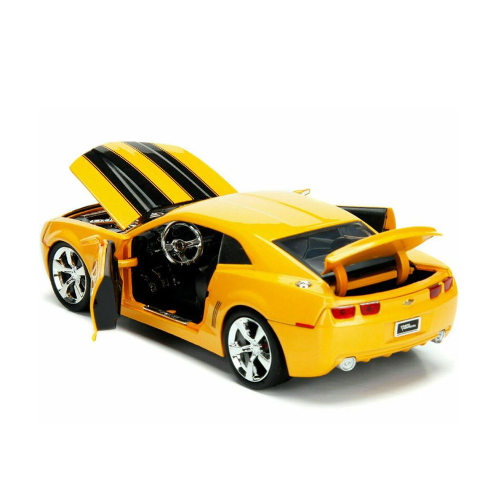 Jada 1:24 Scale Transformers 2007 Bumblebee 2006 Chevy Camaro Hollywood Ride Car Toy