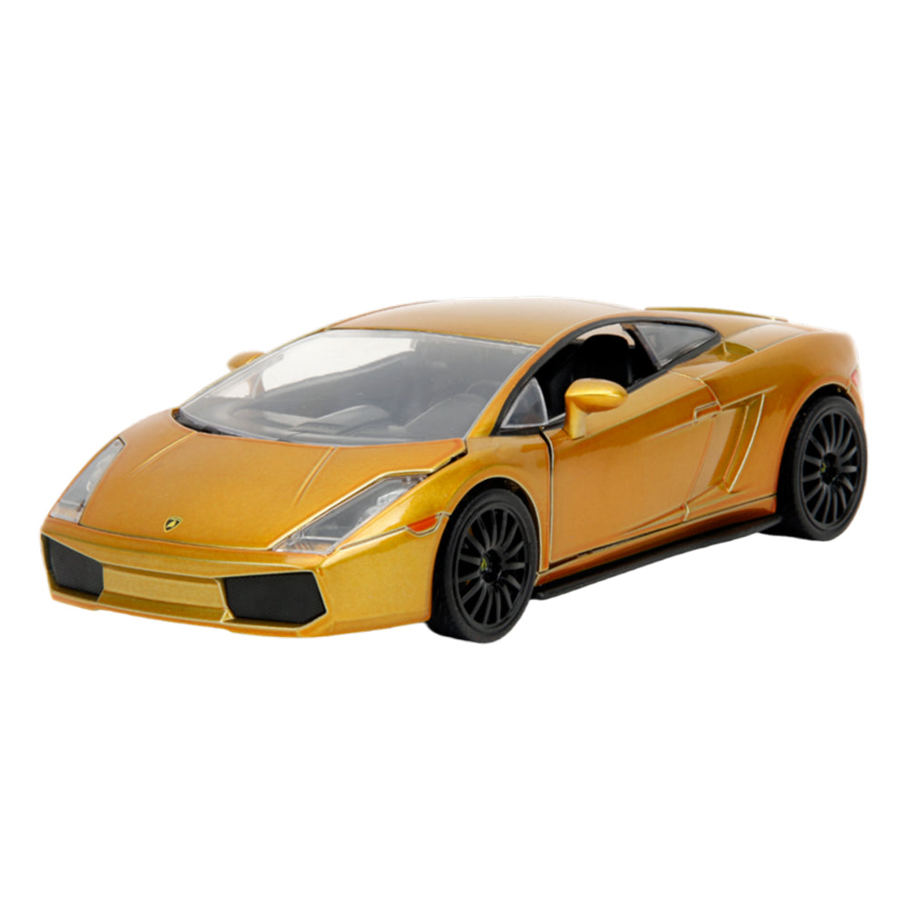 Jada 1:24 Scale Fast & Furious 10 Lamborghini Gallardo Gold Diecast Car Toy