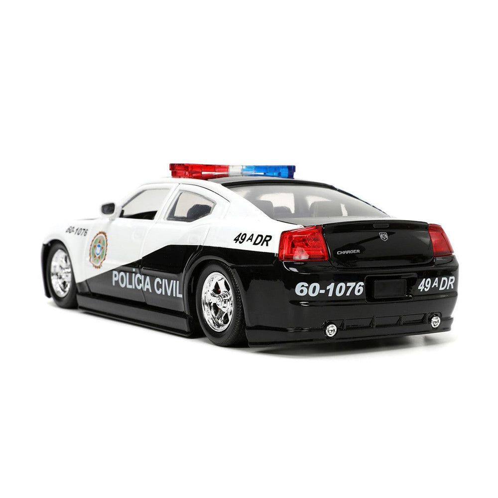 Jada 1:24 Scale Fast & Furious 2006 Dodge Charger Diecast Police Car Toy