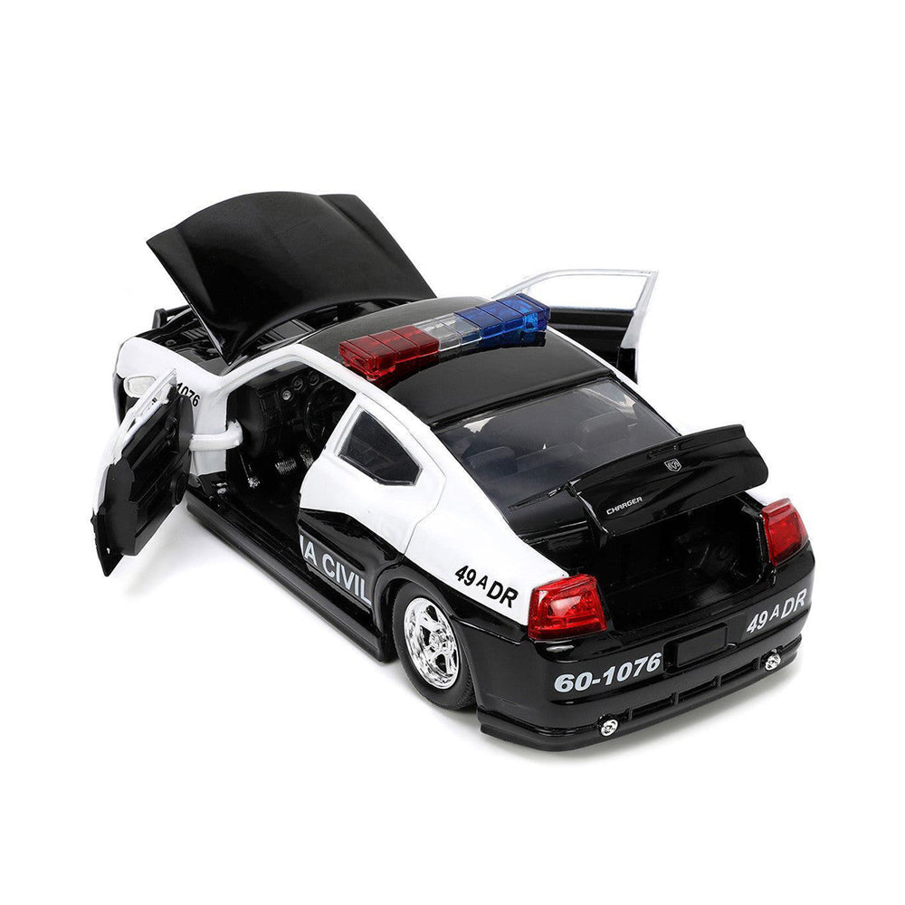 Jada 1:24 Scale Fast & Furious 2006 Dodge Charger Diecast Police Car Toy