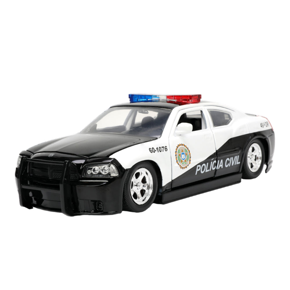 Jada 1:24 Scale Fast & Furious 2006 Dodge Charger Diecast Police Car Toy
