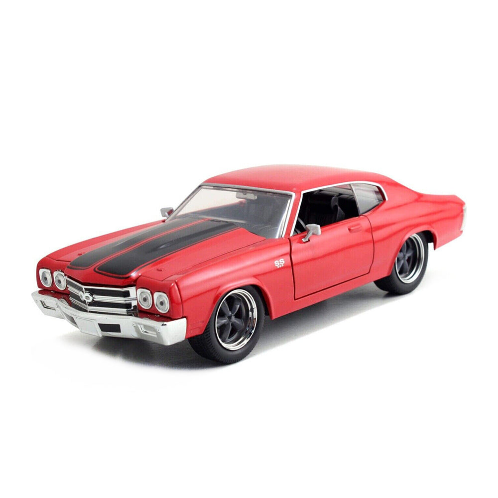 Jada 1:24 Scale Fast & Furious Dom's '70 Chevy Chevelle SS Red Diecast Toy Model