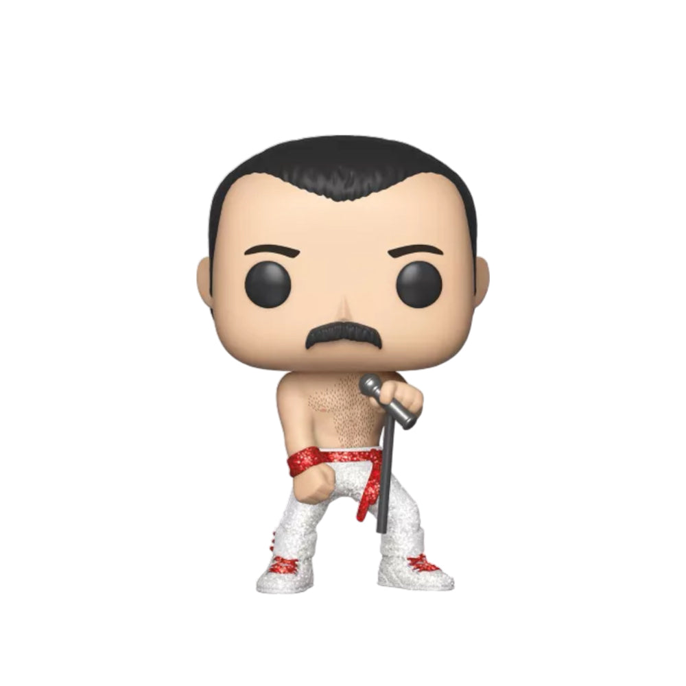 Funko Rock Queen Freddie Mercury Diamond Glitter Pop! Vinyl Figure Collectible