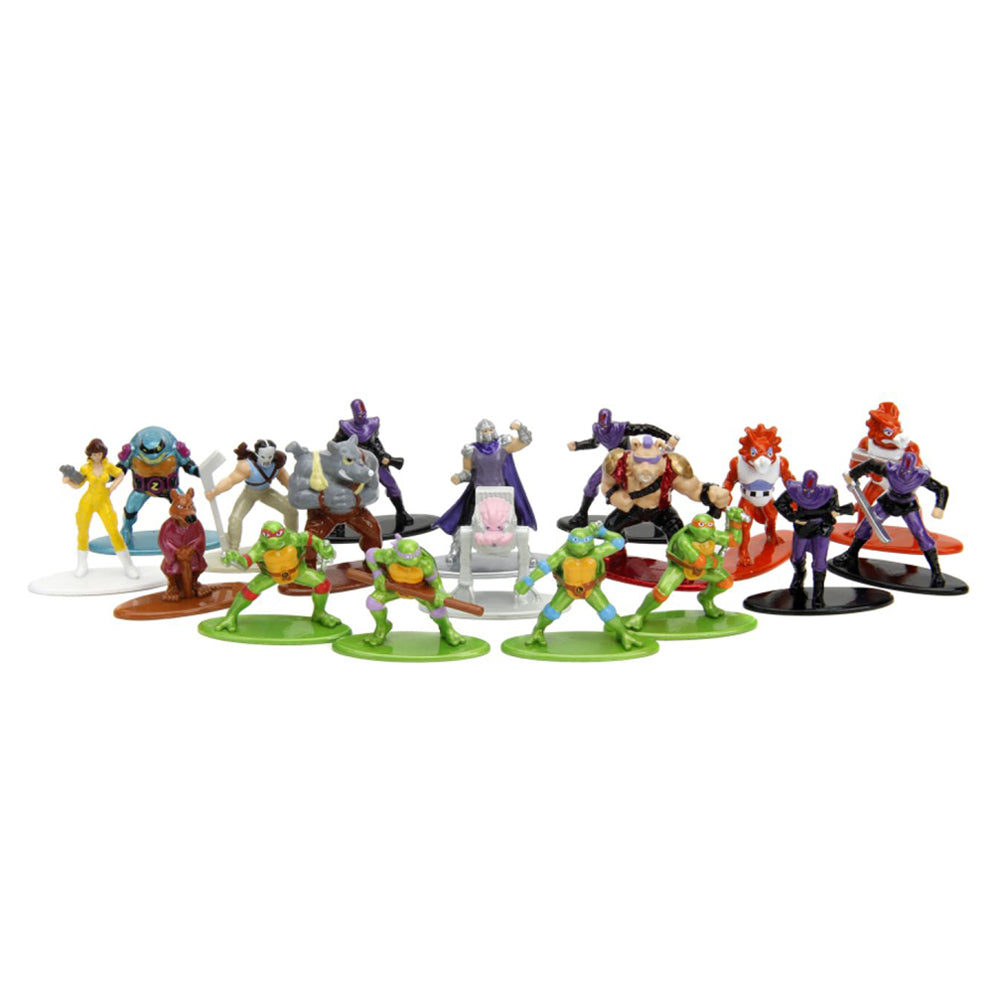 Jada Teenage Mutant Ninja Turtles TV 1987 Nano Metalfig Diecast Figure 18-Pack
