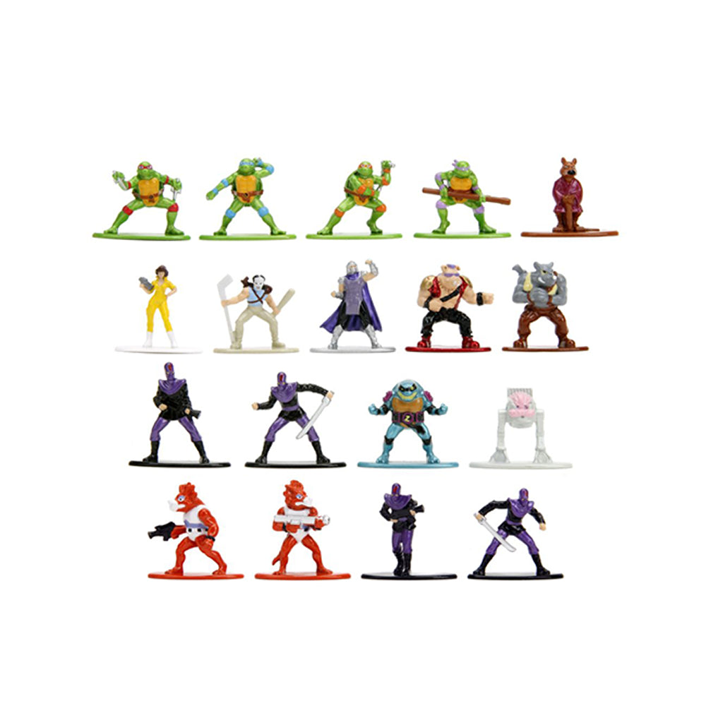 Jada Teenage Mutant Ninja Turtles TV 1987 Nano Metalfig Diecast Figure 18-Pack