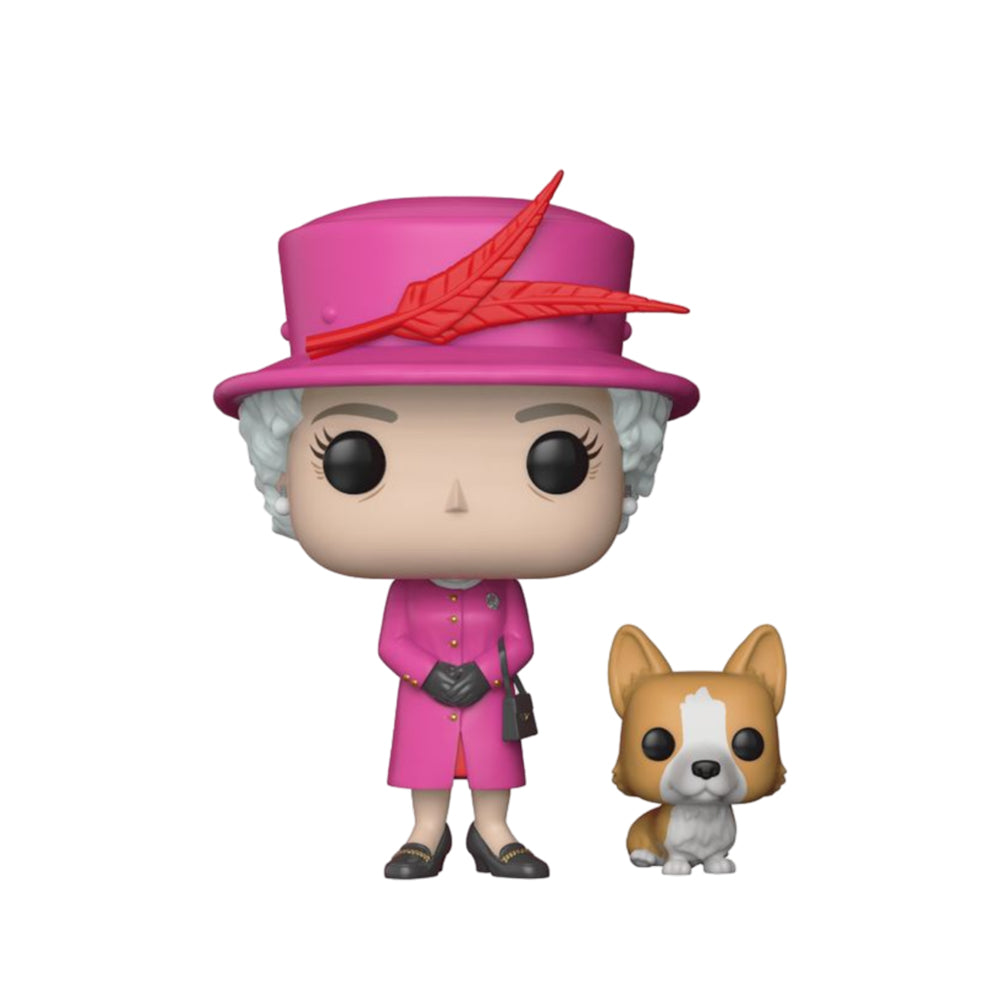 Funko Royal Family Queen Elizabeth II With Corgi Pop! Royals Vinyl Figure