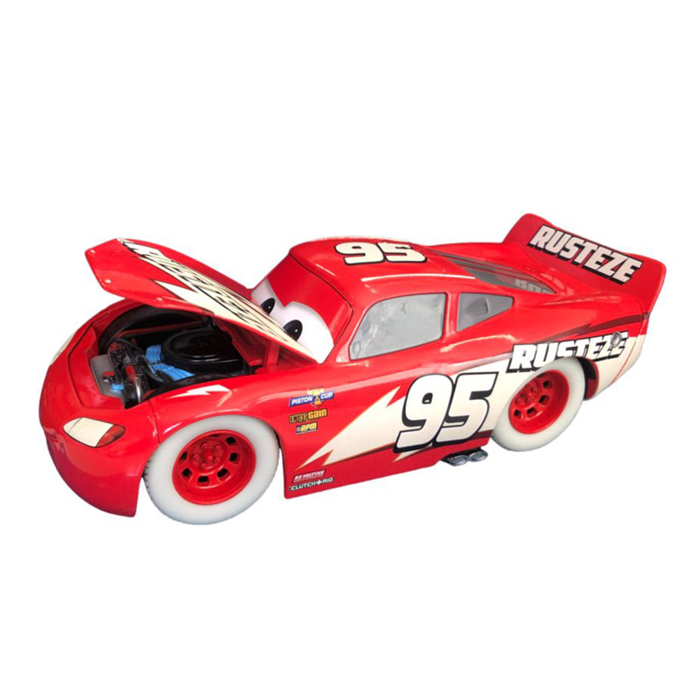 Jada 1:24 Scale Cars Lightning McQueen Glow #95 Red Diecast Car Model