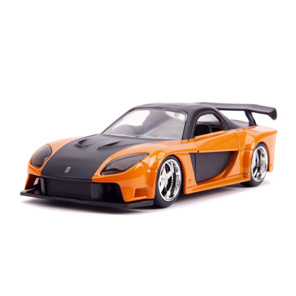 Jada 1:32 Scale Fast & Furious Han's Mazda RX-7 & Toyota GR Supra Diecast Car