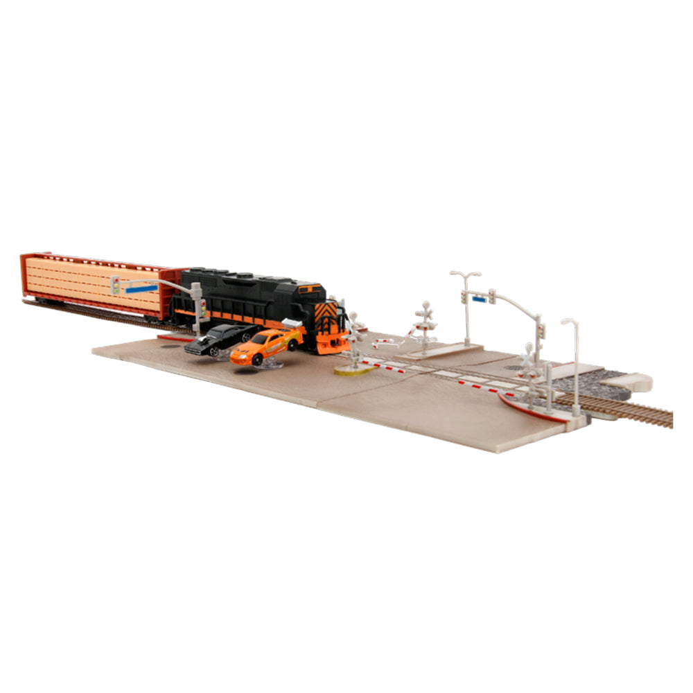 Jada Fast & Furious Nano Train Scene With Toyota & Dodge Diecast Car Model