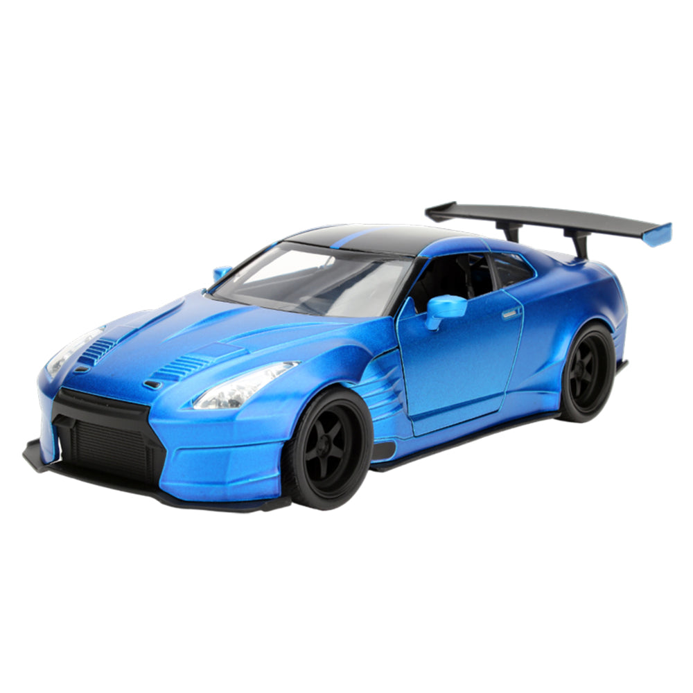 Jada 1:24 Scale Fast & Furious 8 2009 Nissan GT-R Ben Sopra Blue Diecast Model