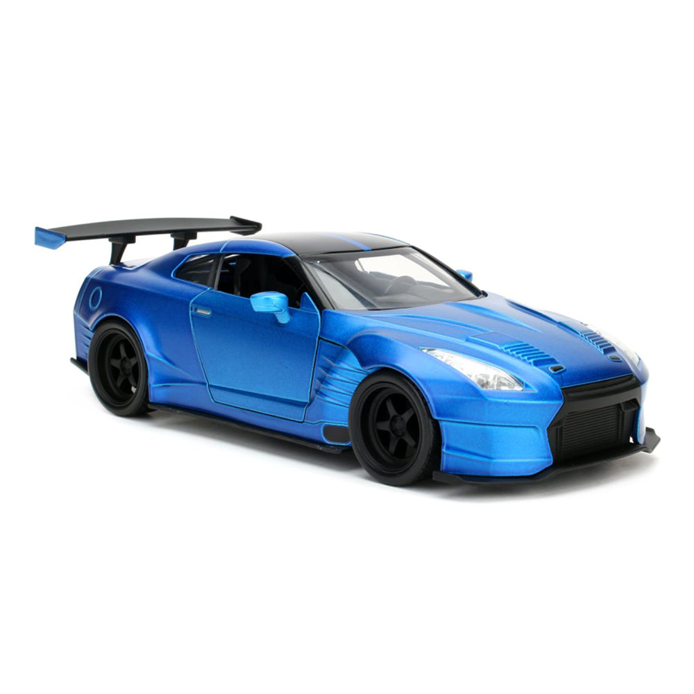 Jada 1:24 Scale Fast & Furious 8 2009 Nissan GT-R Ben Sopra Blue Diecast Model