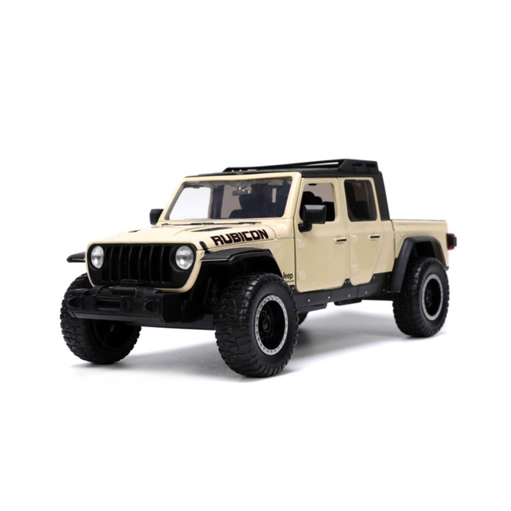 Jada 1:24 Scale Just Trucks 2020 Jeep Gladiator With Tyre Rack Diecast Model