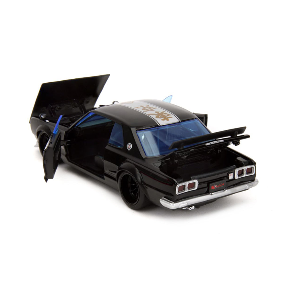 Jada 1:24 Scale Tokyo Revengers 1971 Nissan Skyline GTR Diecast Car With Mikey