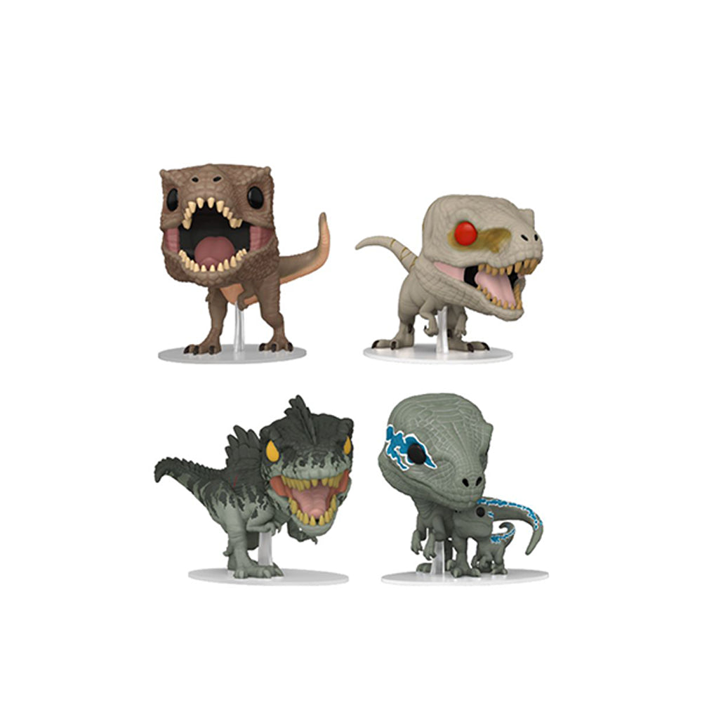 Funko Jurassic World 3 Exclusive Pop! 4-Pack Vinyl Figure Collectible