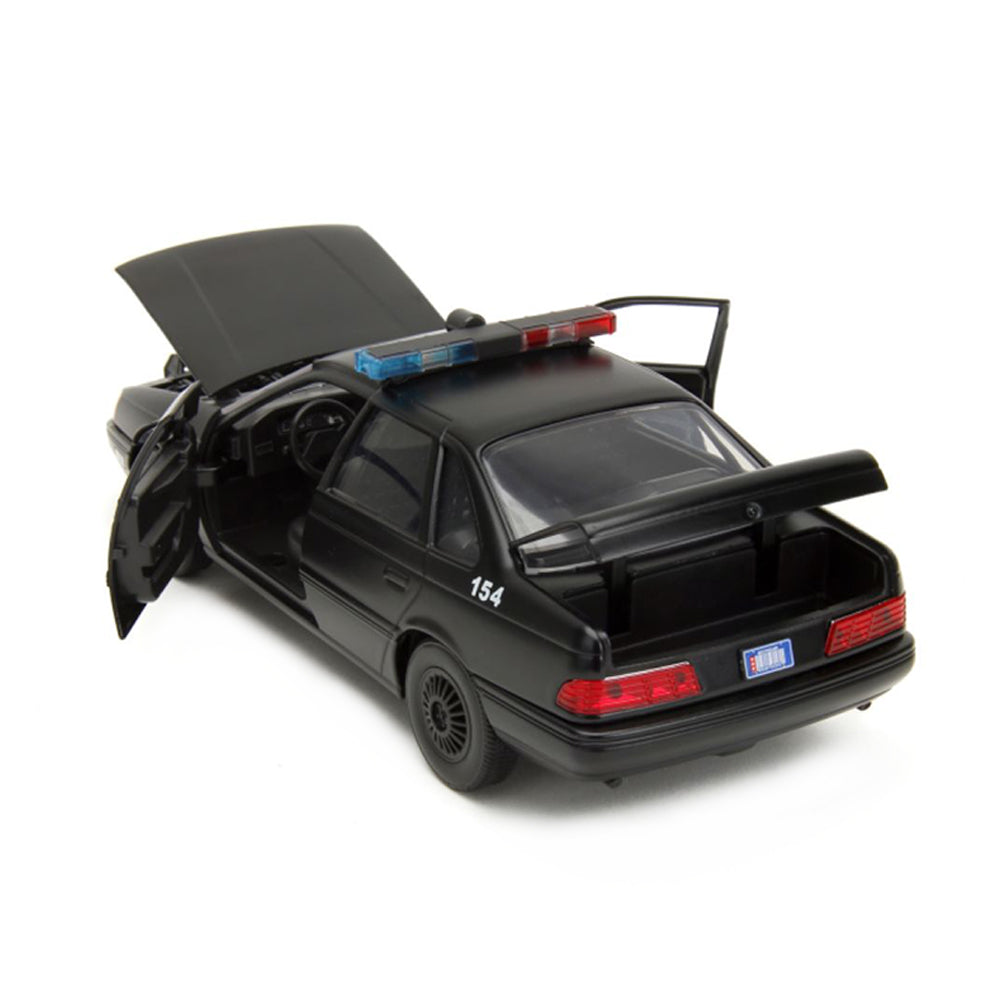 Jada 1:24 Scale 1986 Ocp Ford Taurus & Robocop Figure Police Car Diecast Model