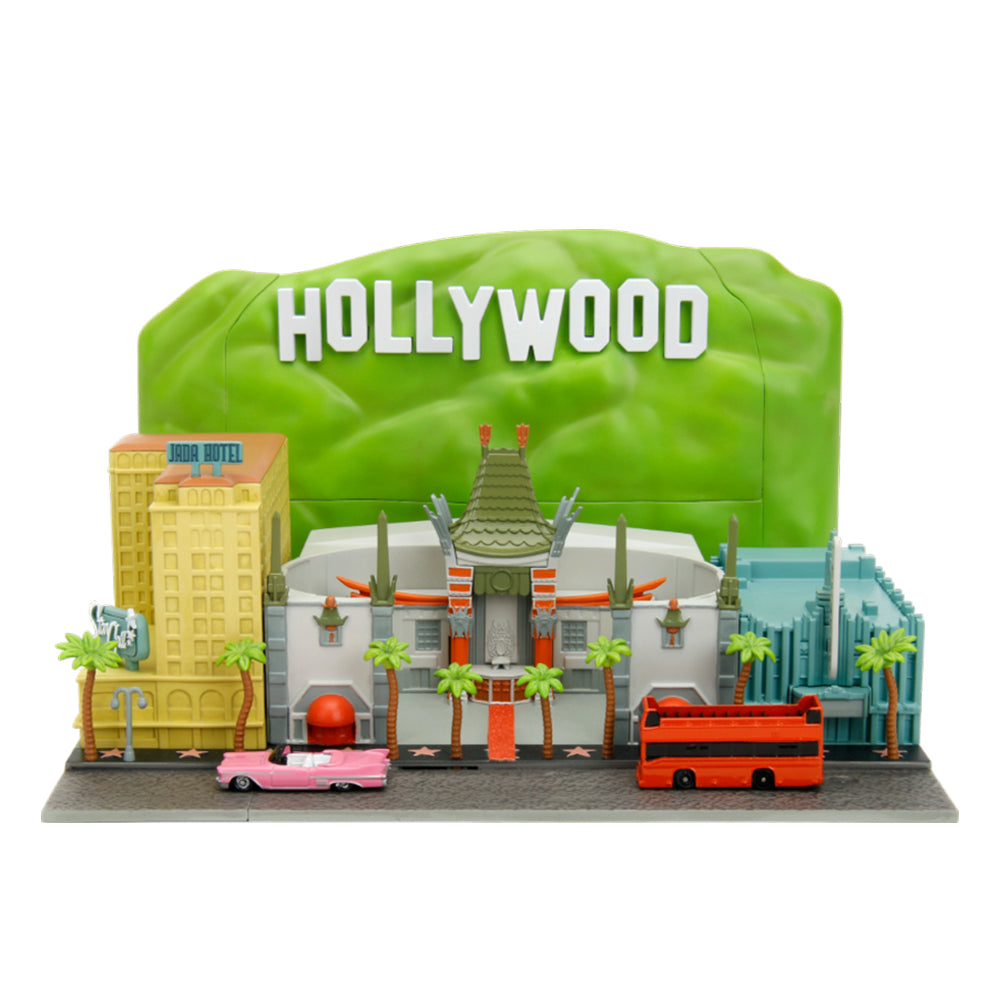 Jada Hollywood Rides Nano Scene Hollywood Walk Of Fame Diecast Diorama Model