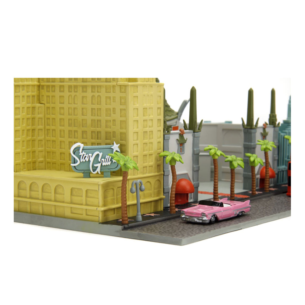 Jada Hollywood Rides Nano Scene Hollywood Walk Of Fame Diecast Diorama Model