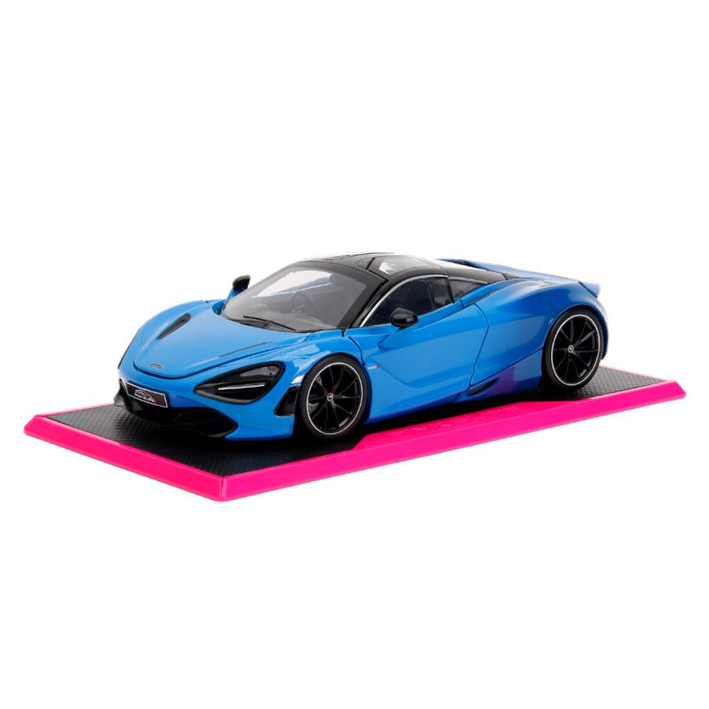 Jada 1:24 Scale Pink Slips McLaren 720S Blue Diecast Vehicle Toy