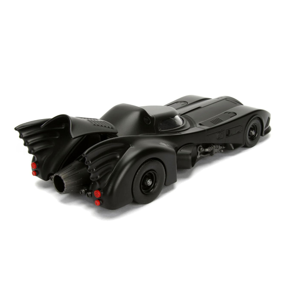 Jada 1:24 Scale Batman 1989 Batmobile With Batman Figure Black Diecast Model