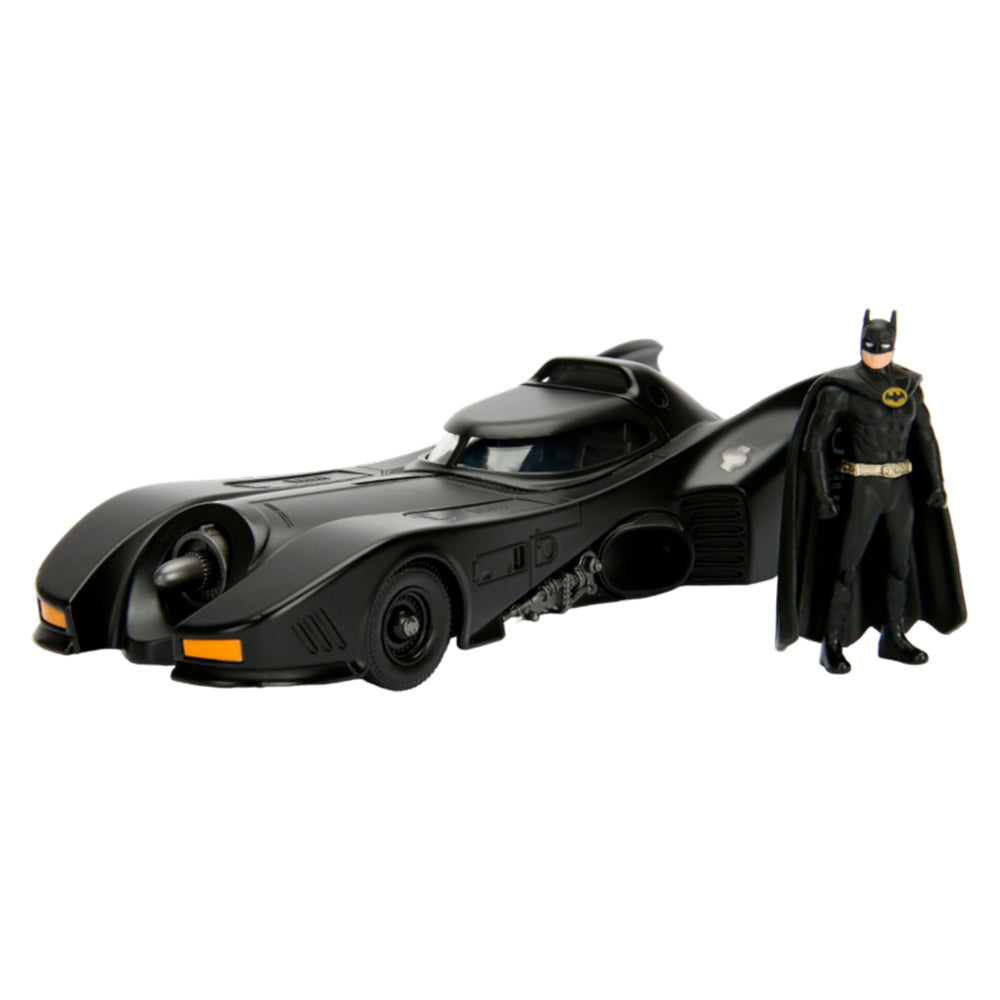 Jada 1:24 Scale Batman 1989 Batmobile With Batman Diecast Model Assembly Kit