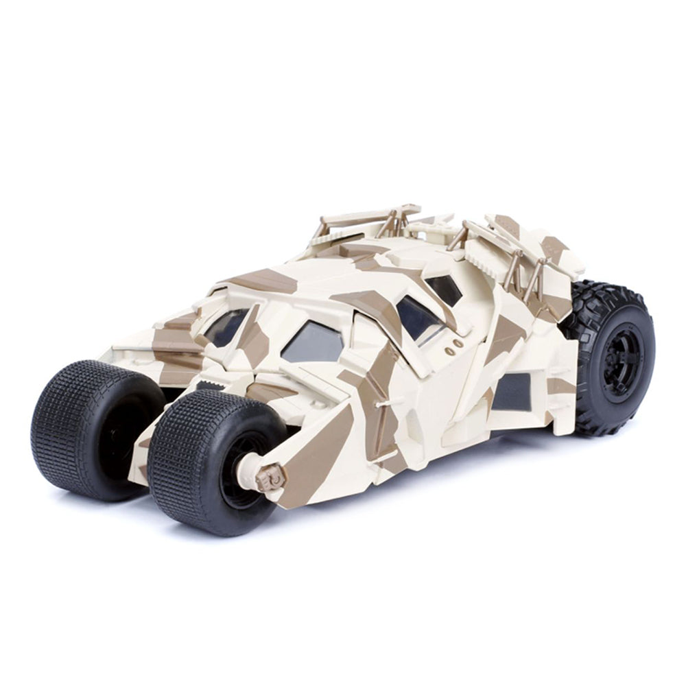 Jada 1:24 Scale Batman Dark Knight Batmobile Camo & Batman Figure Diecast Model
