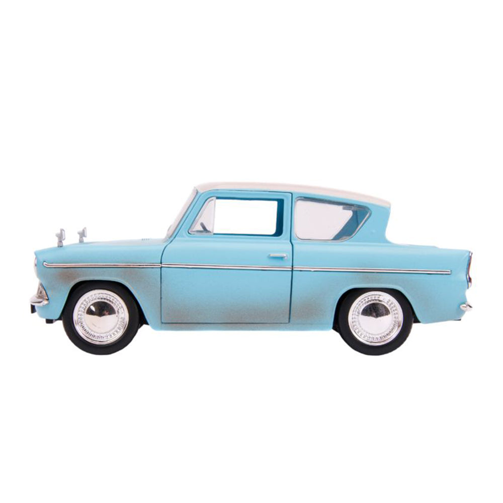 Jada 1:24 Scale Hollywood Ride Harry Potter 1959 Ford Anglia With Figure Diecast Model