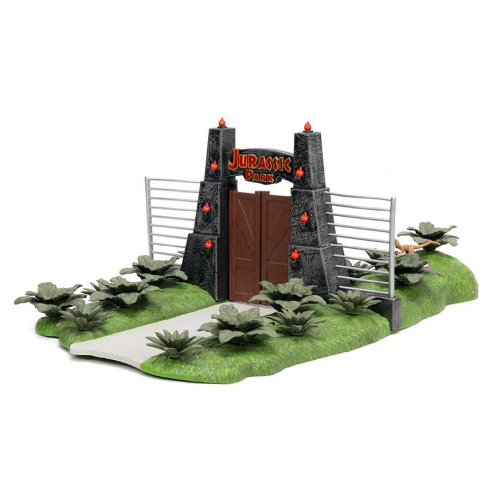 Jada Jurassic Park Nano Scene Diorama With Jeep Wrangler & Ford Explorer Model