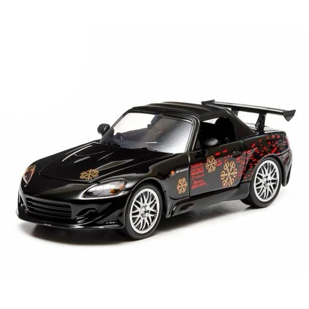 Jada 1:24 Scale Fast & Furious Johnny's Honda S2000 Black Diecast Car Model