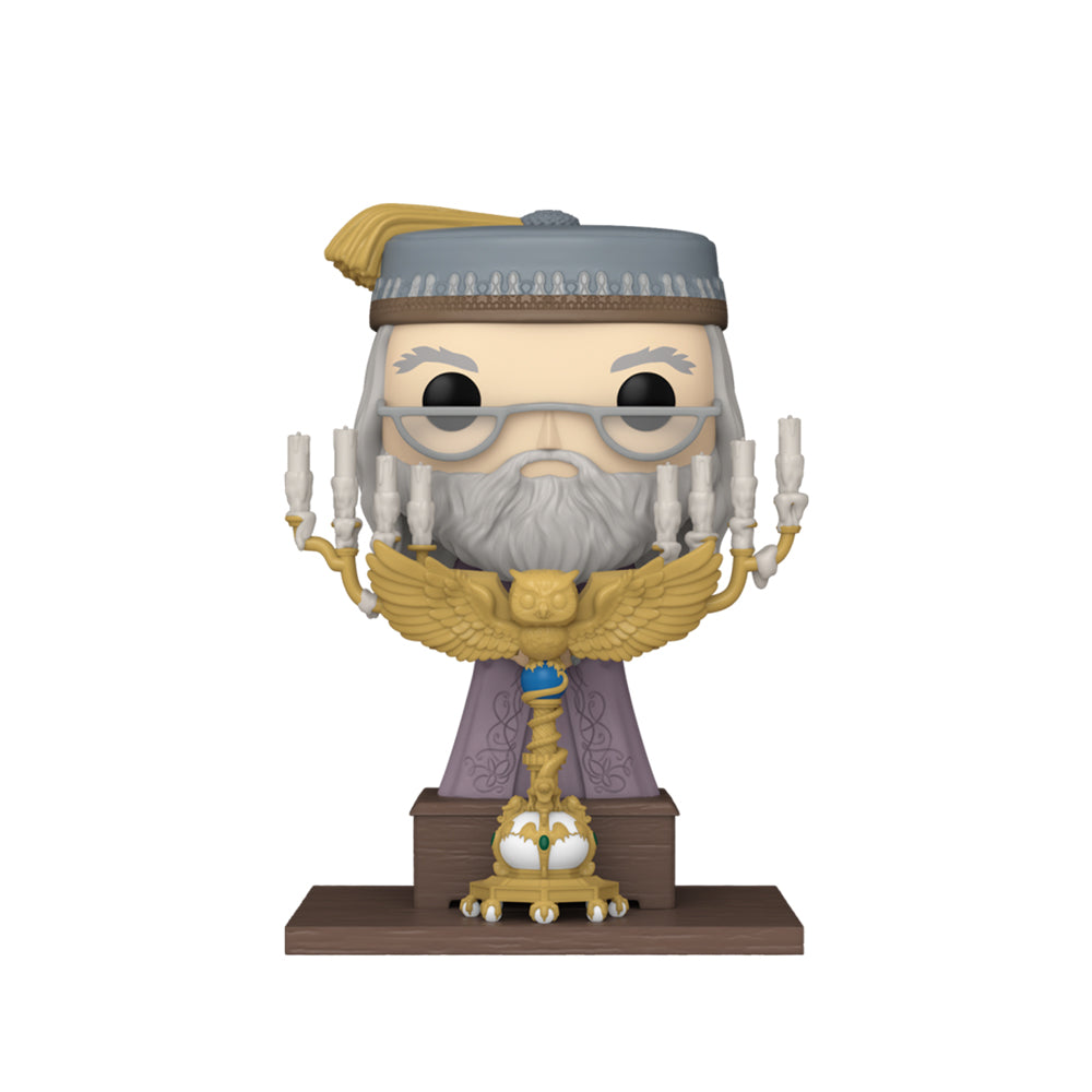 Funko Harry Potter Albus Dumbledore With Podium Pop! Deluxe Vinyl Figure Toy